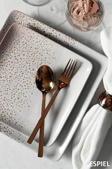 Espiel Divine Fruit Spoon Set Stainless Steel Brown 18.2cm 6 Pieces