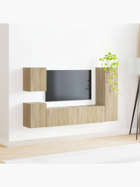 Living Room TV Unit Sonoma Oak L30xW31xH100cm