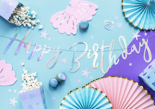 PartyDeco Κρεμαστό Διακοσμητικό για Party σε Ροζ χρώμα 3τμχ