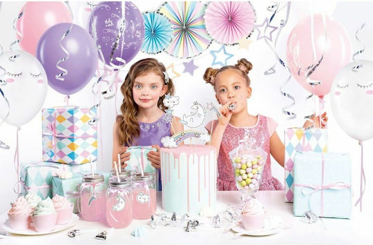 PartyDeco Unicorn Decoration Set for Party Unicorns 35 Pieces