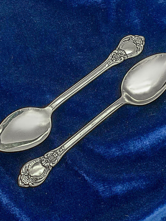 Savvas Design Löffelset Abendessen Edelstahl Silber 15cm 12Stück