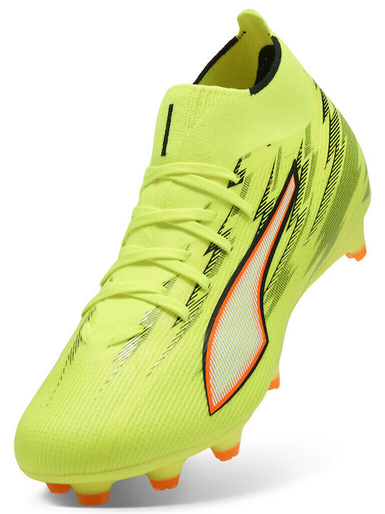 PUMA Ultra 6 Match+ Football Shoes with Cleats Yellow