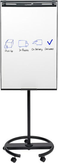 Legamaster Economy Triangle Magnetic Wheeled Dry Erase Board 105x68cm