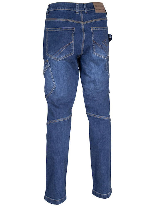 Cofra Stretch Παντελόνι Εργασίας Τζιν Navy Μπλε Cofra Stretch Παντελόνι Εργασίας Τζιν Navy Μπλε