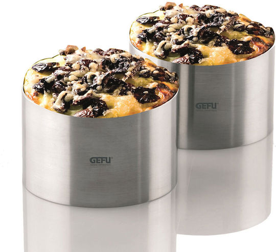Stainless Steel Cake Rings Set 3 Pieces 10 x 8 Forma Gefu 12160