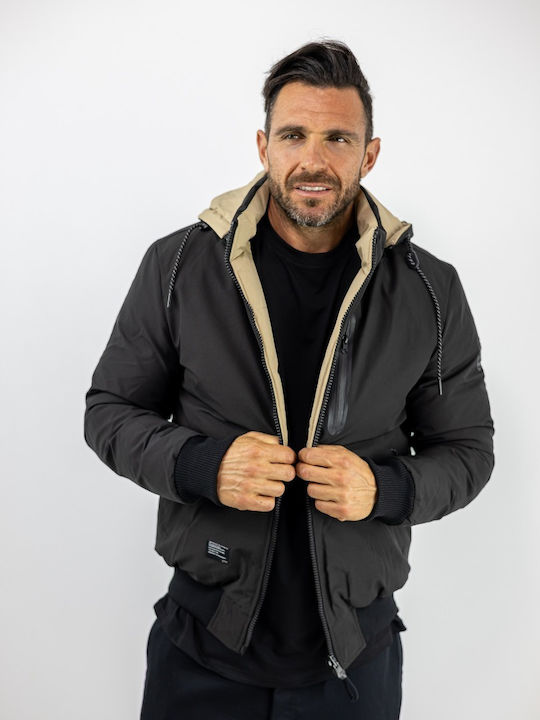 Jacket Beige/black
