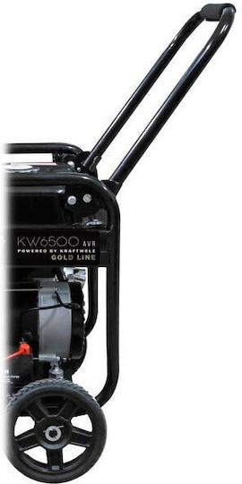 Kraftwele Three-phase Generator Gasoline Four-stroke with Handle and Maximum Power 6.8kVA