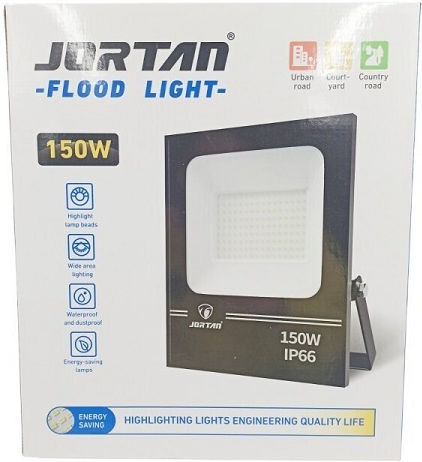 Jortan Waterproof LED Flood Light 150W Cold White IP66