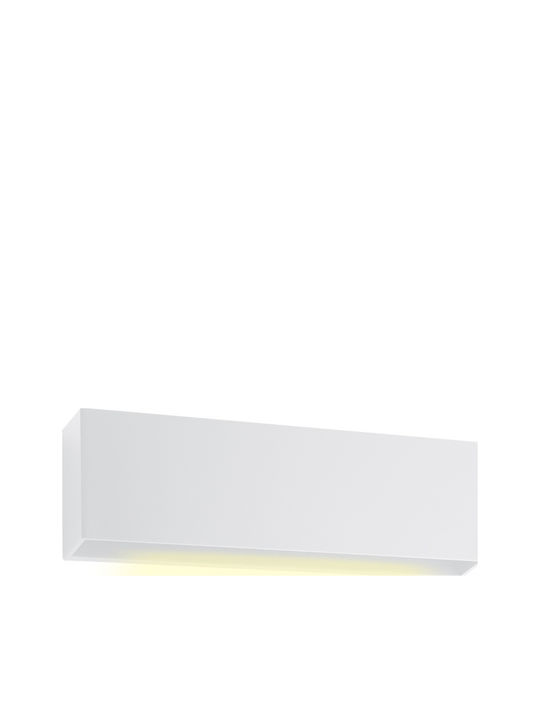 Gekas Επιτοίχια Εξωτερική Πλαφονιέρα LED IP65 6W με Θερμό Λευκό Φως