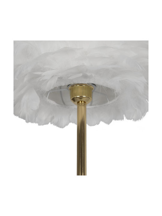 GloboStar Floor Lamp H150xW40cm. with Socket for Bulb E27 Beige