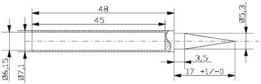 Soldering Hammer Tip 280112pcs/blister
