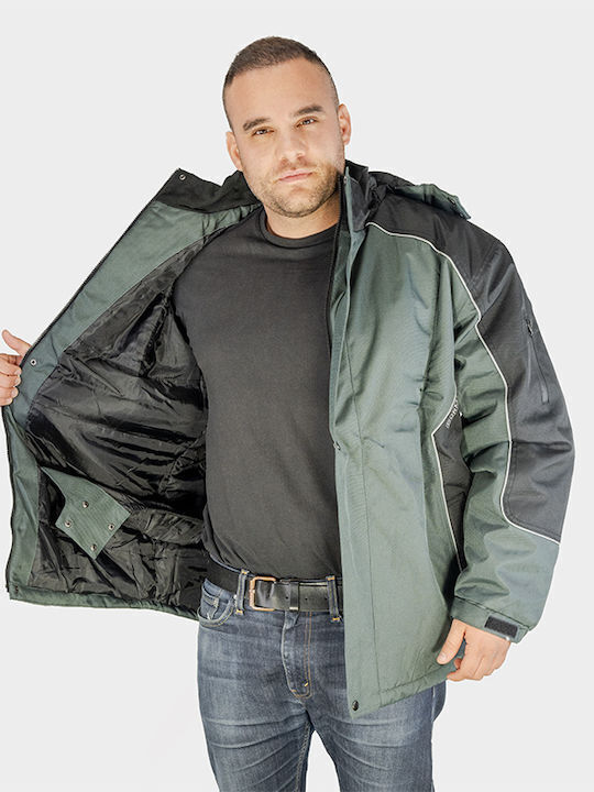 Bormann BPP7039 Pro Bărbați Jachetă de lucru cu glugă Negru