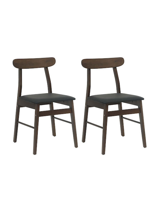 Столички Трапезария Light Brown, Black 2бр 43x44.5x77бр
