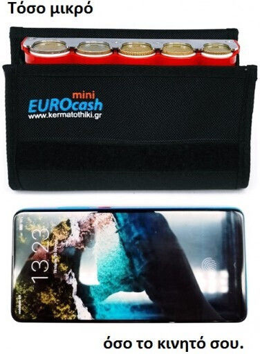 Metal Waiter's Wallet with 5 Slots Eurocash Mini 5DF