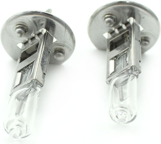Set 1 Set 2 Halogen H1 Bulbs 55w +50% Intensity Long Life Carguard
