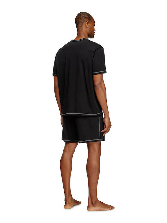 Diesel Men's Summer Pajamas Set Black