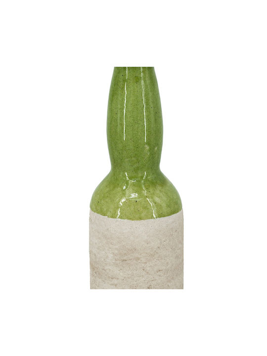 Artekko Vază Decorativă Ceramică Candia Verde 9.5x9.5x35cm 1buc