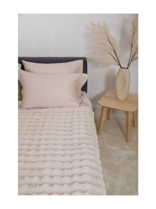 Viokarpet Coverlet Single Natural 170x240cm