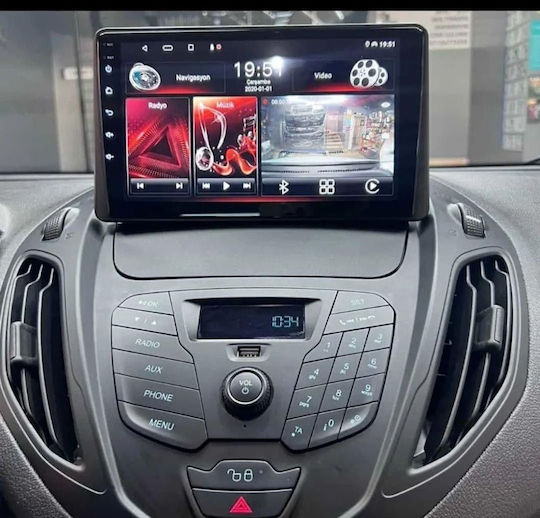 Digital IQ Car Audio System for Ford Tourneo / Courier 2014 (Bluetooth/USB/WiFi/GPS/Apple-Carplay/Android-Auto) with Touch Screen 9"