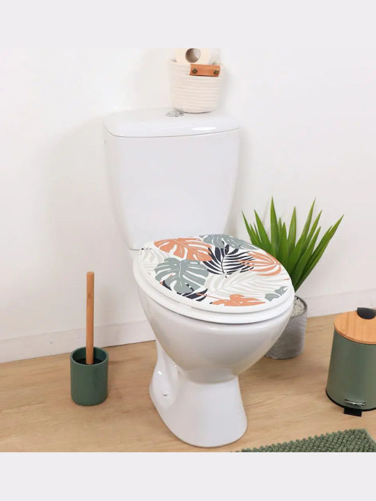 Eurocasa Wooden Toilet Seat Multicolour 47cm