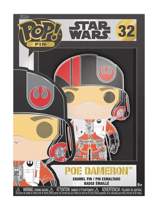 Funko Поп! Pin Филми: Disney - Poe Dameron 32
