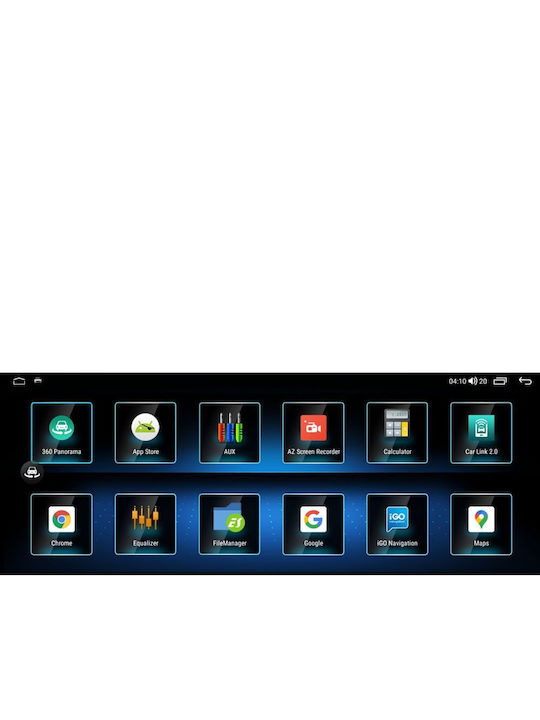 Lenovo Auto-Audiosystem für Mercedes-Benz C Klasse 2007-2010 (Bluetooth/USB/WiFi/GPS/Apple-Carplay/Android-Auto) mit Touchscreen 10.33"