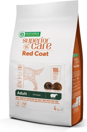 Nature's Protection Superior Care Red Coat 10kg Dry Food Grain-Free & Gluten-Free for Adult Dogs with Lamb