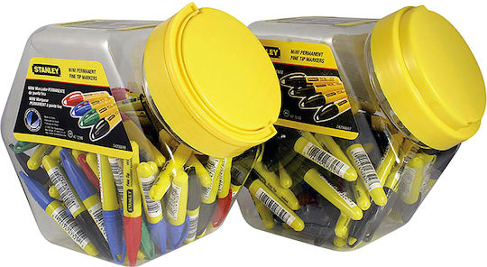 Stanley Fine Tip Marker Permanent 1mm Roșu