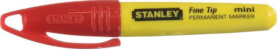 Stanley Fine Tip Marker Permanent 1mm Roșu