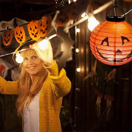 Papier Karneval Zubehör Orange für Halloween 1Stück