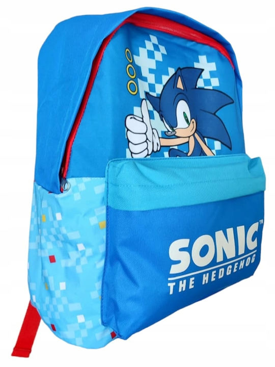Sega Sonic The Hedgehog Schulranzen Rucksack Grundschule Blau