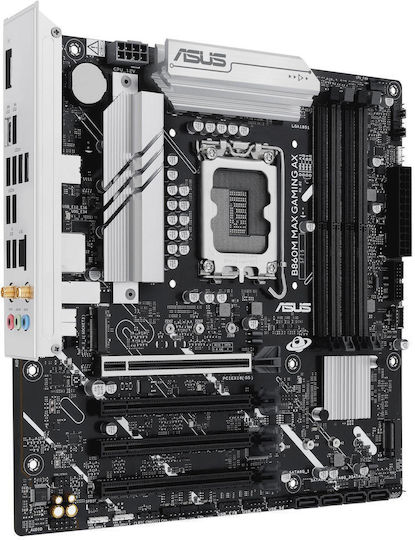 Asus B860M Max Gaming AX Wi-Fi Mainboard Micro ATX mit Intel 1851 Sockel
