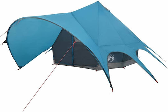 vidaXL Campingzelt Teepee Blau 600x415x247cm