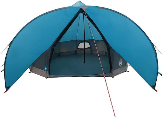vidaXL Automatisches Campingzelt Teepee Blau 600x502x297cm