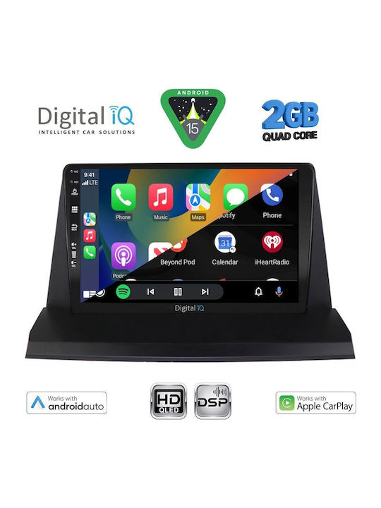 Digital IQ Car Audio System for Lexus NX 2014-2022 (Bluetooth/USB/WiFi/GPS/Apple-Carplay/Android-Auto) with Touch Screen 9"