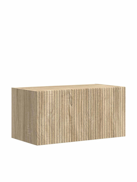 Living Room TV Unit with Lighting Sonoma Oak L30xW31xH60cm