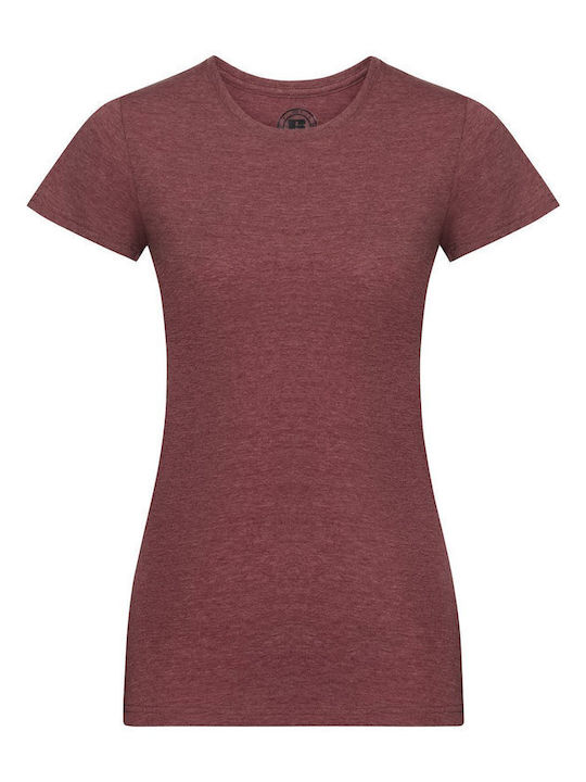 Russell Europe Γυναικείο Διαφημιστικό T-shirt Κοντομάνικο σε Χρώμα