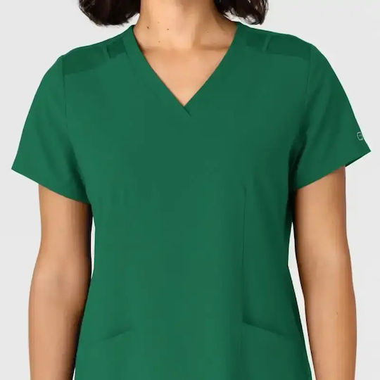 WonderWink Medizinische Bluse Grün