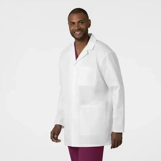 WonderWink Unisex Ιατρική Ρόμπα Λευκή