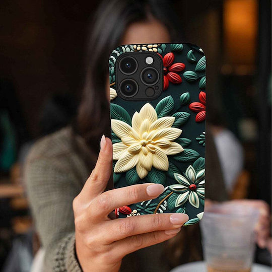 Θήκη Sonique 3d Flower Series Oneplus Nord Ce 5 5g Πράσινο