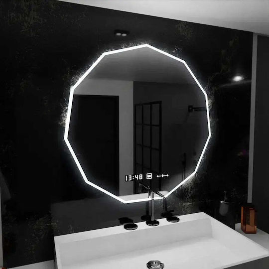 Alista Home Полигон Огледало LED 60x60см Alista Home Полигон Огледало LED 60x60см