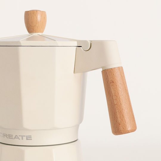 Create Thera Електрическа Мокро кафе 6 Cups 480W Сребрист