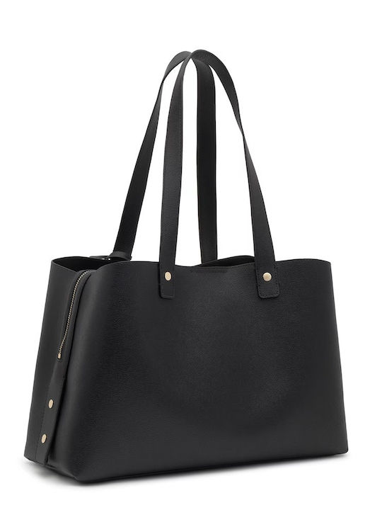 Women's Black Shopper Bag