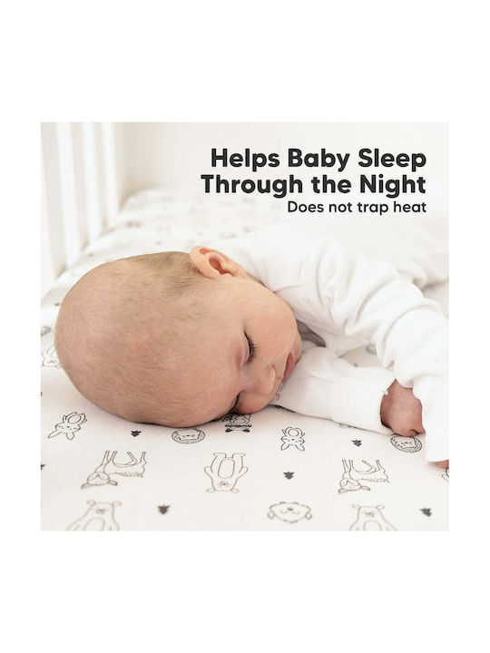 Kea Babies Комплект Бебешки Чаршафи За Количка Памучни Сив 60x120бр