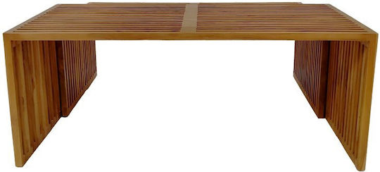 Pakketo Kaffeetische Zentral Tinnie aus Massivholz Natürliche Farbe 2 Stück M117xL61xH47cm