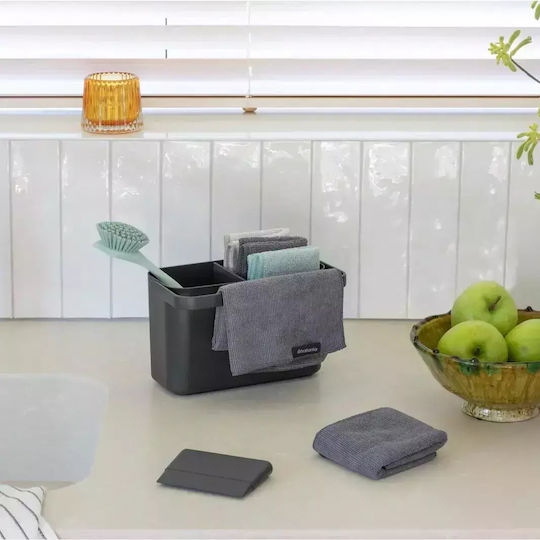 Brabantia Set Curățare Brabantia Sinkside 8 Bucăți Gri Închis