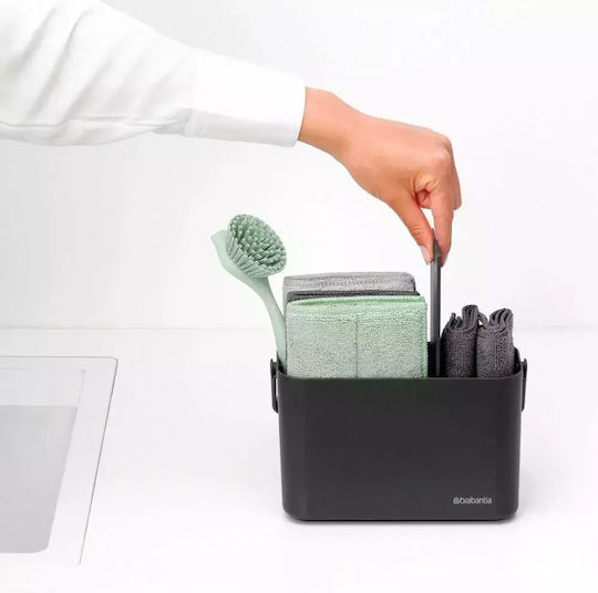 Brabantia Set Curățare Brabantia Sinkside 8 Bucăți Gri Închis