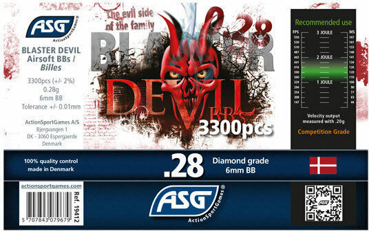Asg Devil Pellets Luftgewehr 6.0mm 3000pcs