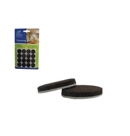 AGC Möbelschutz Rund Möbelsocken Runde mit Aufkleber und Durchmesser 20mm 6Stück 30501216