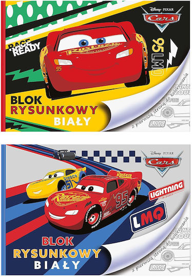 Disney Bloc de Desen Cars A4 21x29.7cm 1buc